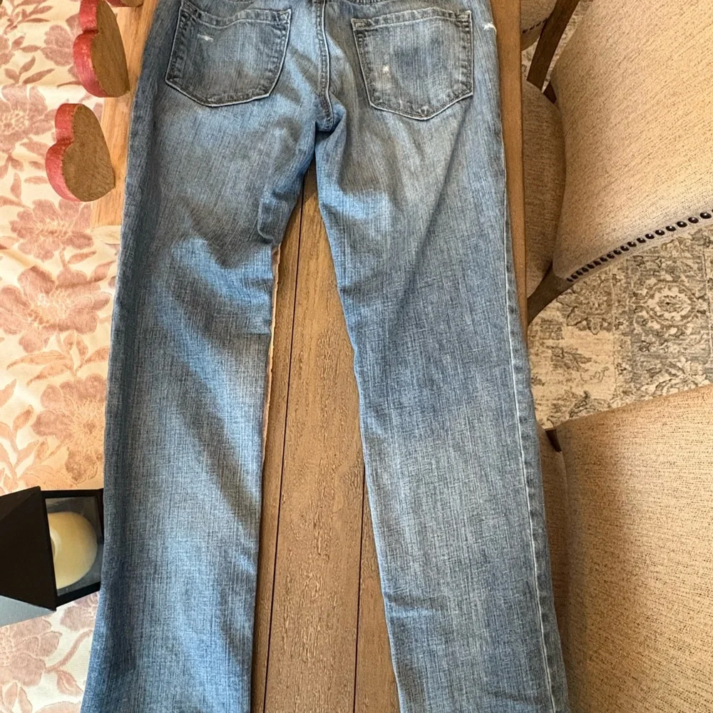 Ann Taylor Loft Boyfriend button fly jeans size 2 - Picture 4 of 7